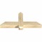 Ekena Millwork Eugene Rough Sawn Timber Gable Bracket, Douglas Fir, 36"W x 16"H x 4"D x 4"F, 11/12 Pitch GBW036X16X0404EUG00RDF - alternate 2